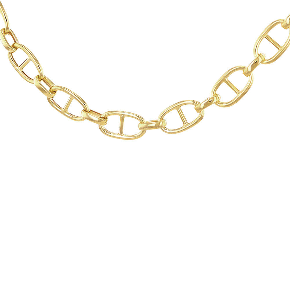 9ct Gold Flat Anchor Link Chain – Keanes Jewellers