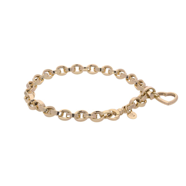 Gold Bracelet Cross Bracelet Argos 9ct Gold Heart Link Charm