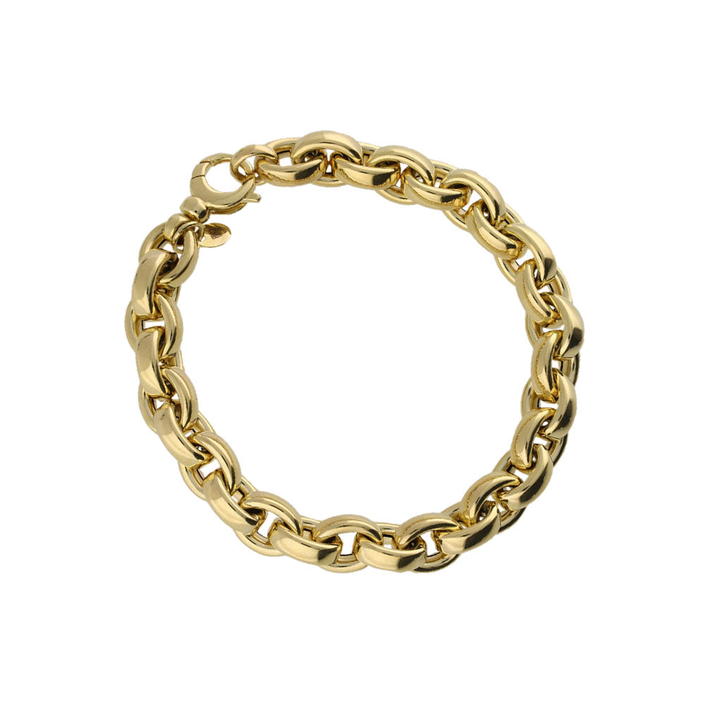 9 carat gold chain bracelet hotsell