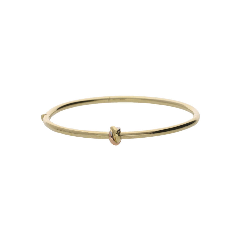 9ct gold knot bangle best sale