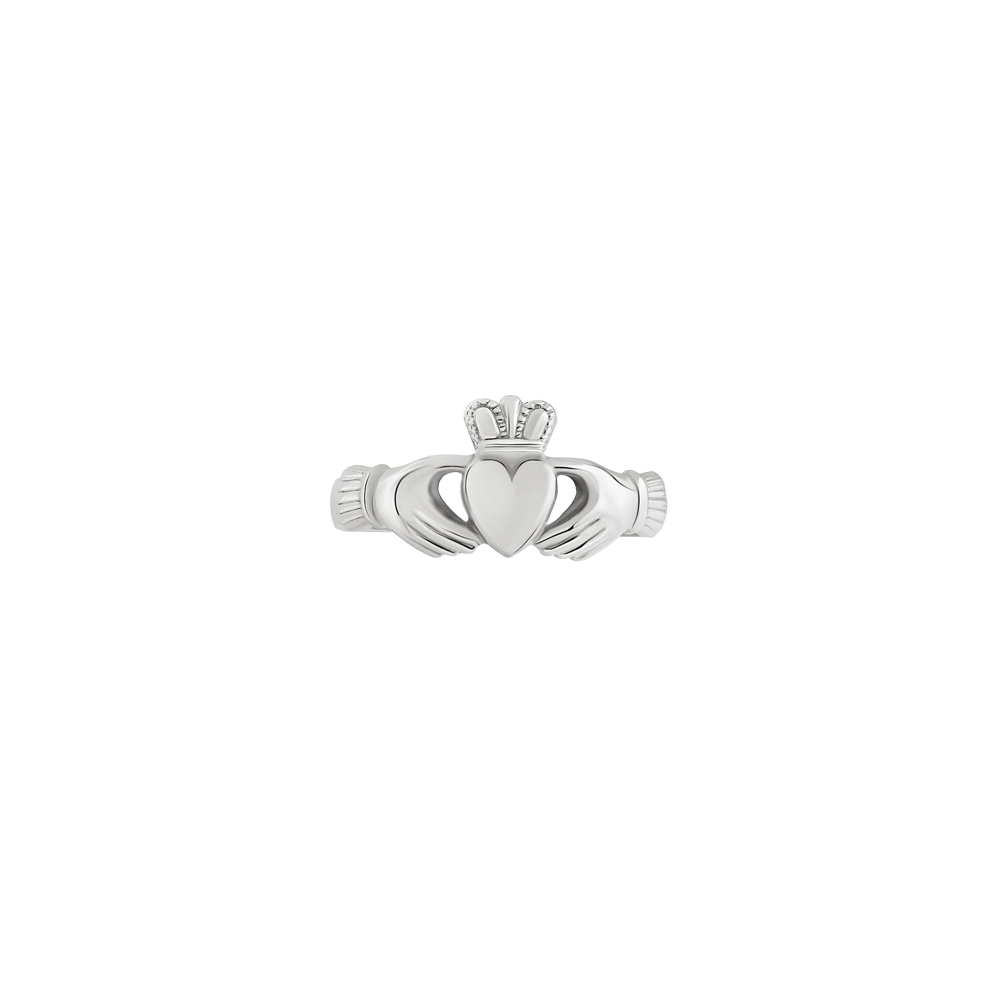Sterling Silver Heavy Claddagh Ring