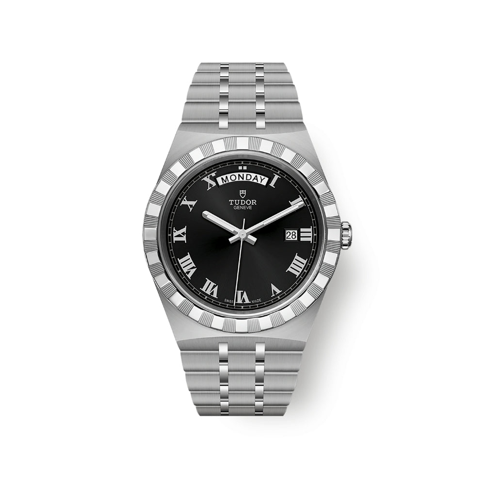 TUDOR Royal Date Steel Black Dial 41mm Watch – Keanes Jewellers