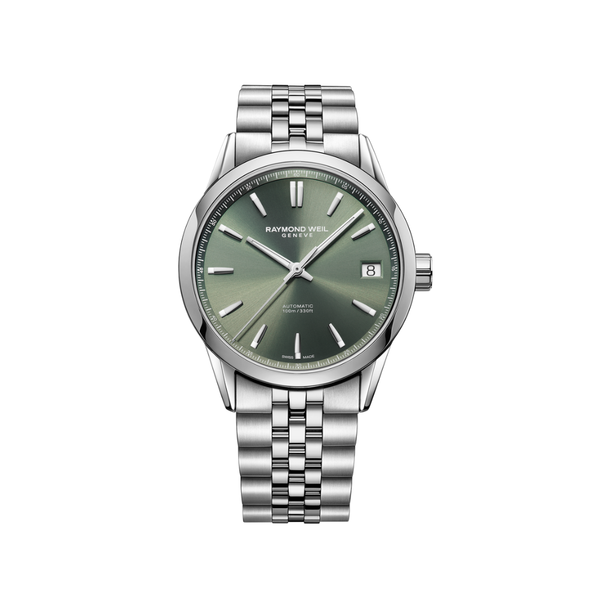 【ラプンツェル様用】EMERALD / Hymns To Steel Raymond Weil Freelancer 2741-ST-52001 – Keanes Jewellers