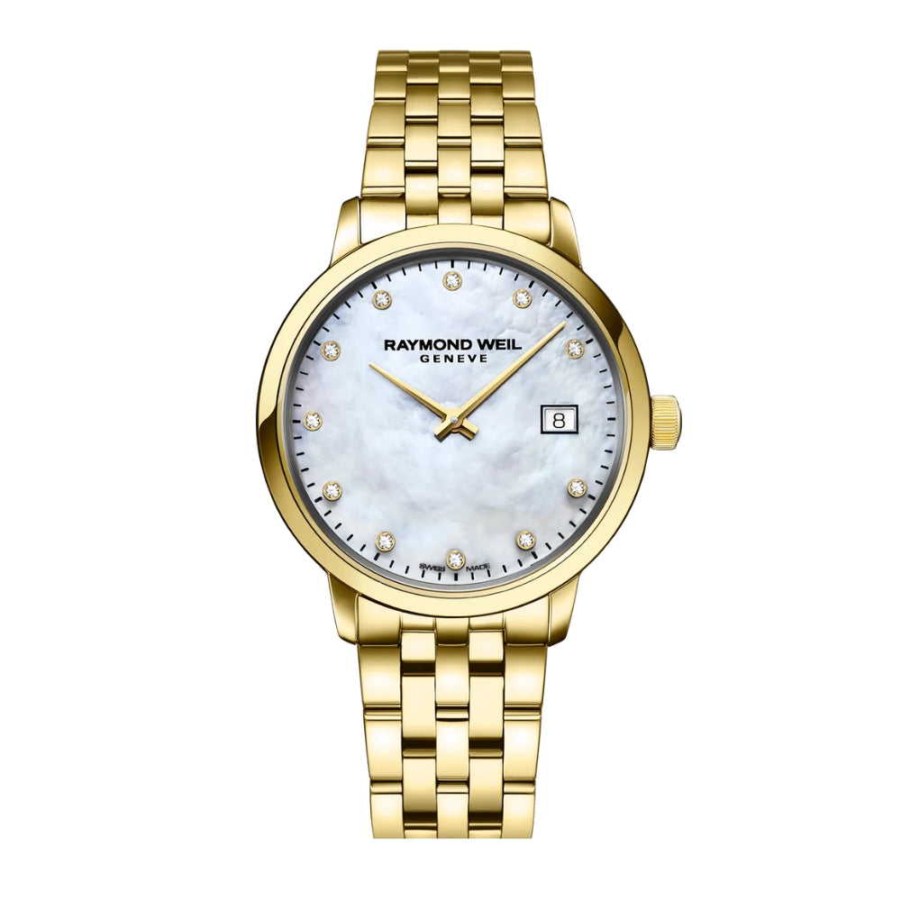 Raymond Weil Toccata PVD Gold Mother of Pearl 29mm Watch – Keanes