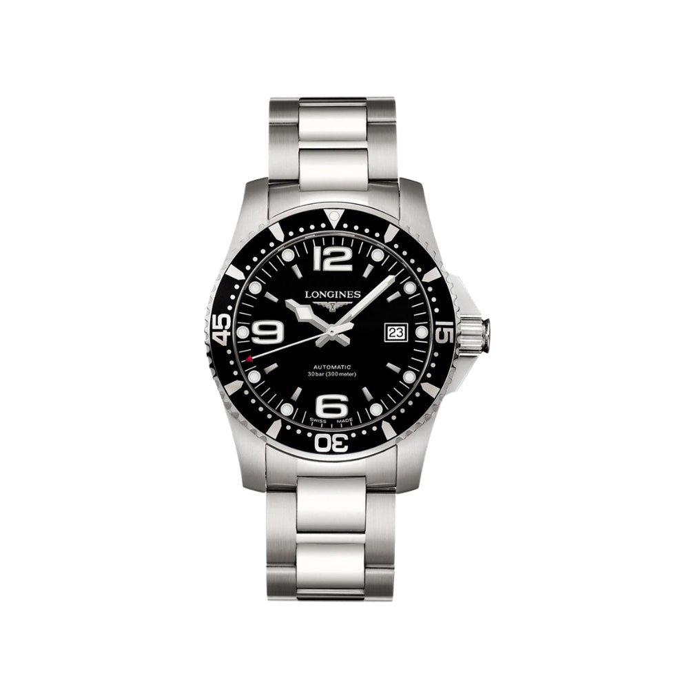 Longines hydroconquest negro best sale