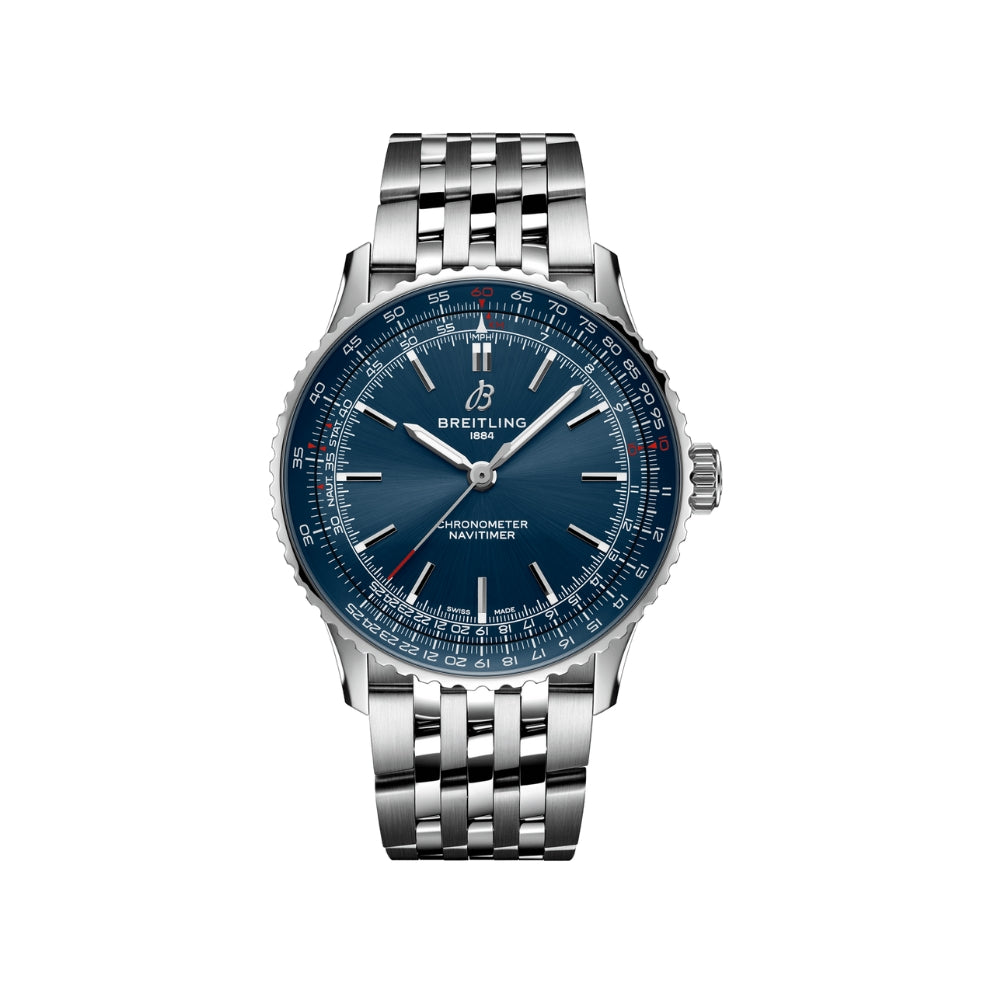 Breitling Navitimer Automatic GMT Blue Dial 41mm Watch