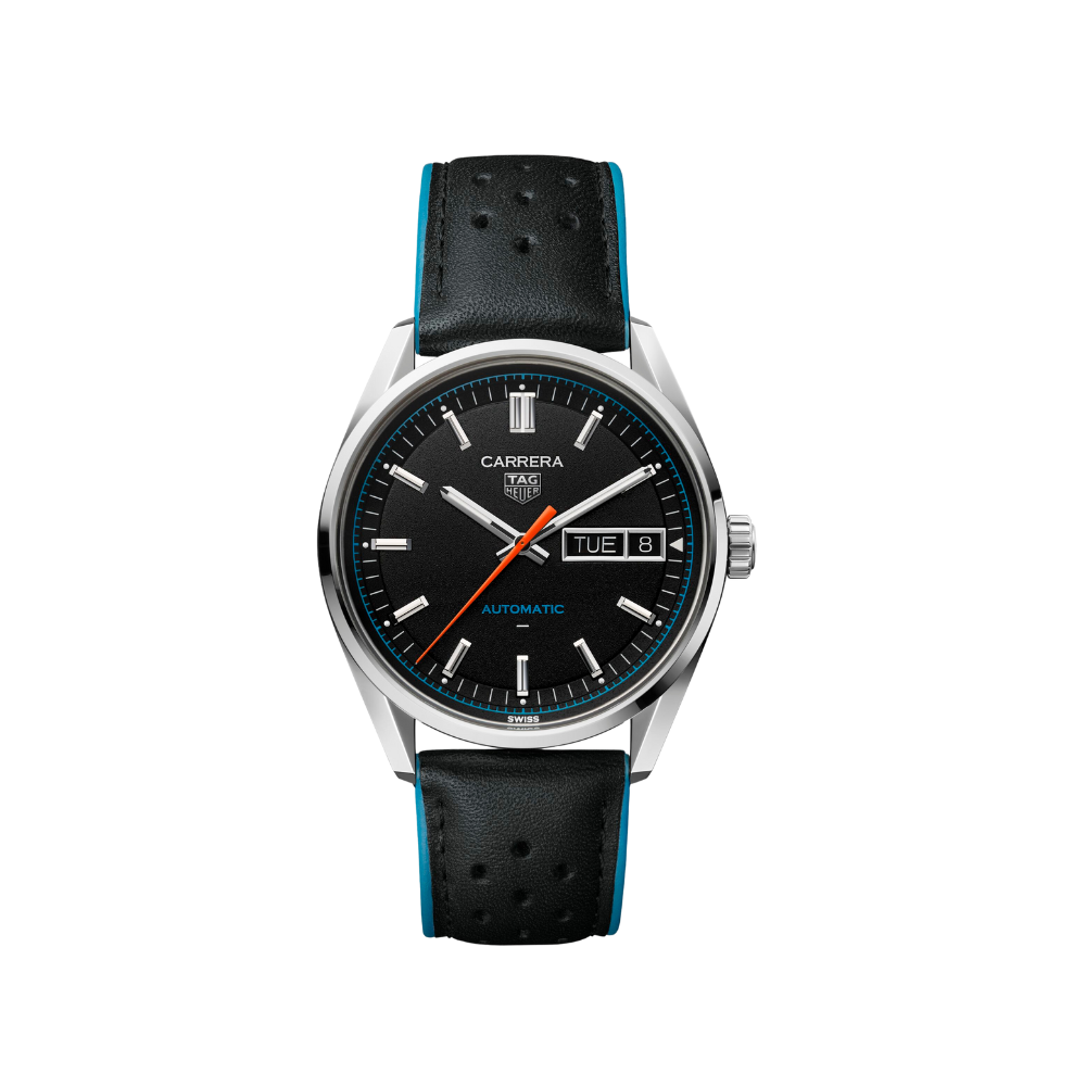TAG Heuer Carrera Day-Date Black Dial 41mm Watch