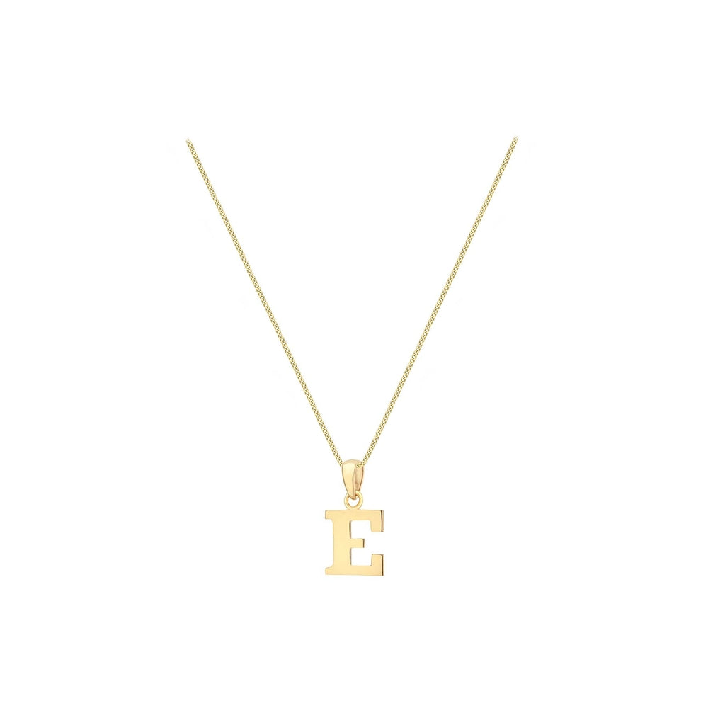 18K YELLOW GOLD PRINCESS DIAMOND LETTER “E” NECKLACE - Roberto Coin - North  America