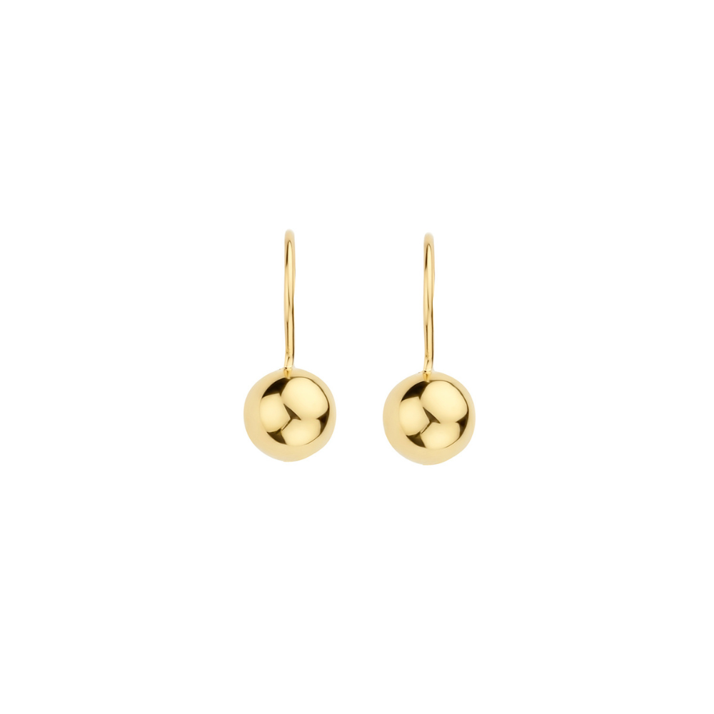 Blush 14ct Yellow Gold Spherical Drop Earrings 7261YGO Keanes