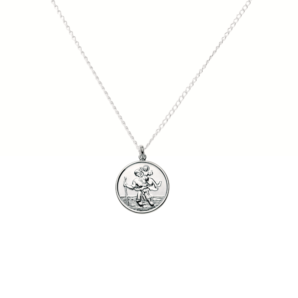 Silver Saint Christopher Pendant- Apollo Untold - Men's Jewellery