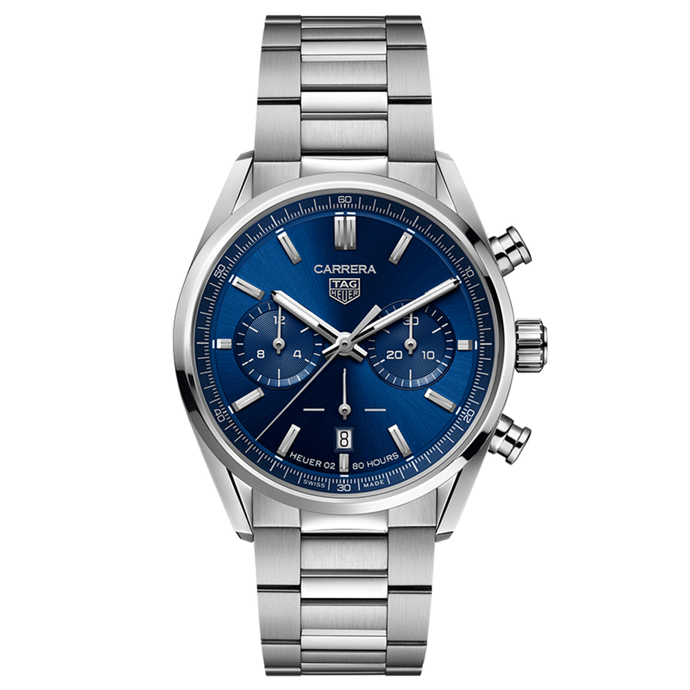 TAG Heuer Carrera Chronograph Blue Dial Keanes Jewellers