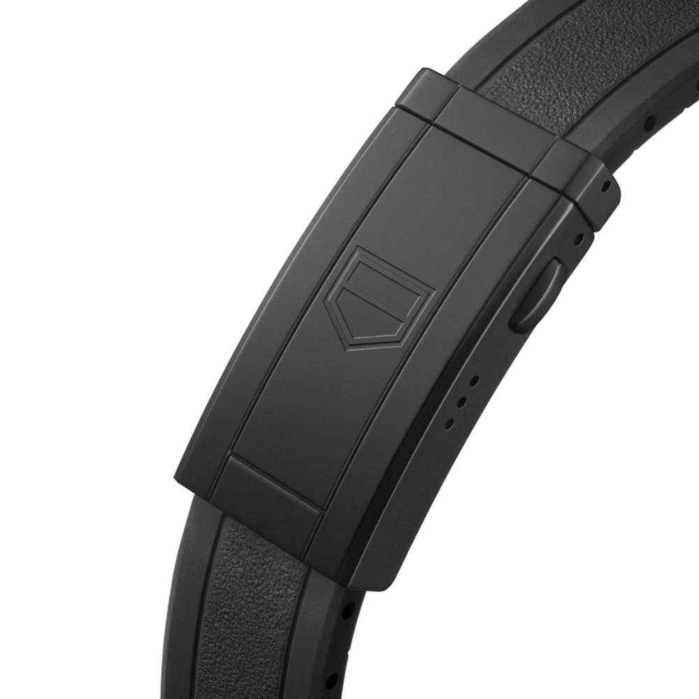 Tag heuer aquaracer deals black rubber strap