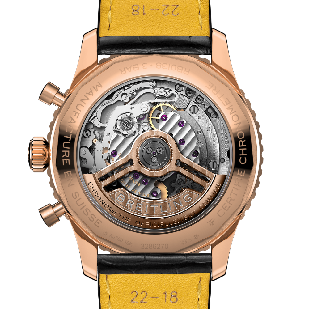 Breitling Navitimer B01 Chronograph Black Leather Watch Keanes Jewellers