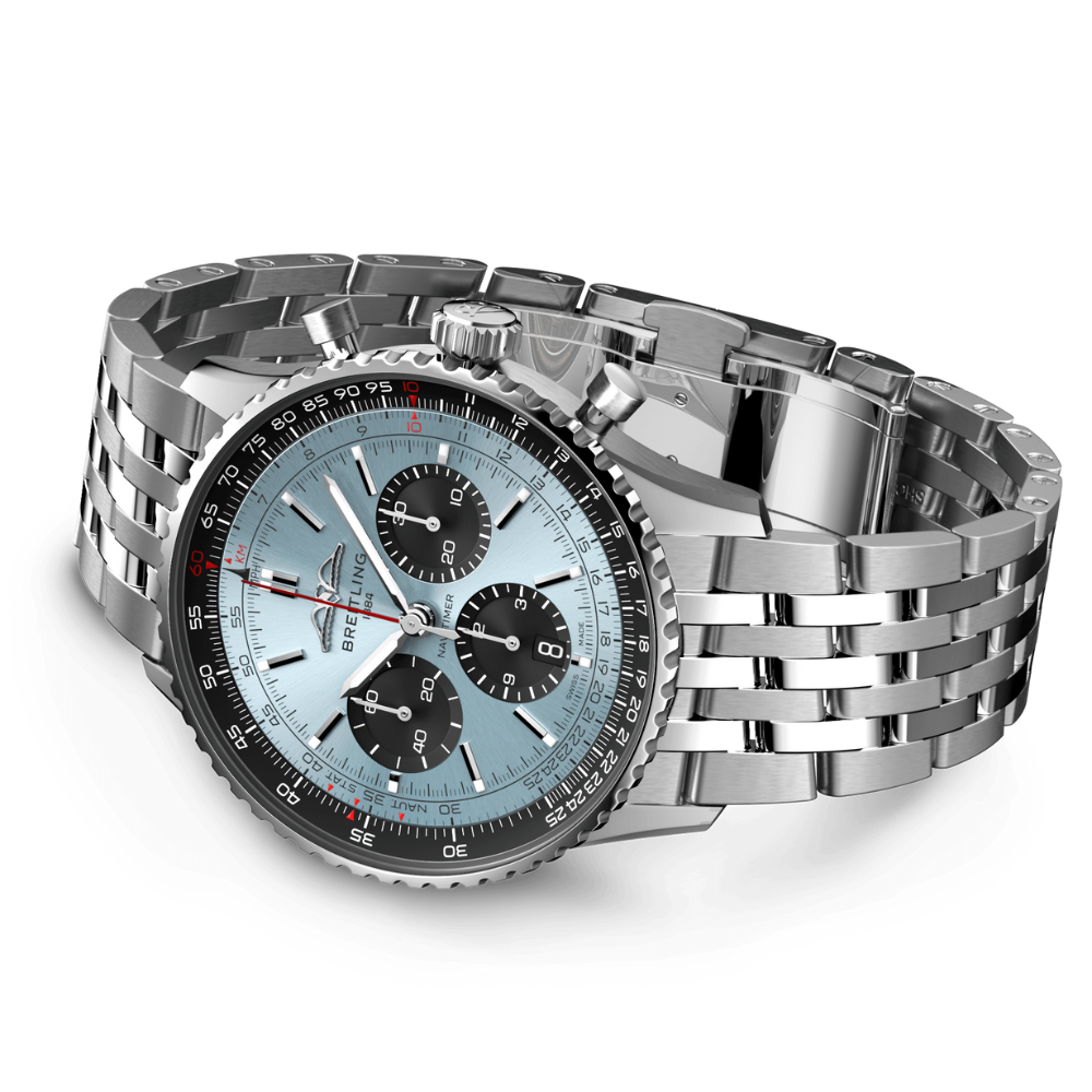 Breitling Navitimer B01 Chronograph 43 Ice Blue Watch – Keanes