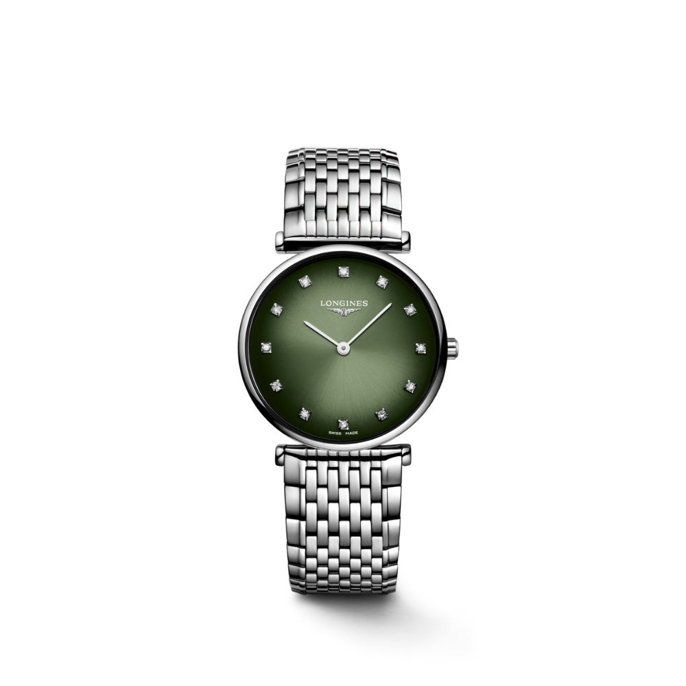Longines La Grande Classique Green with Diamonds Dial Watch