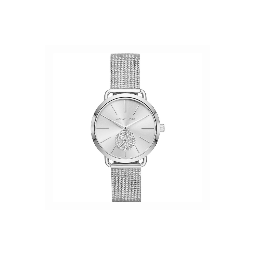 Michael kors silver ladies watch best sale