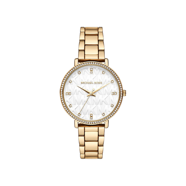 Michael Kors Pyper Gold Tone Embossed Watch MK4666 – Keanes