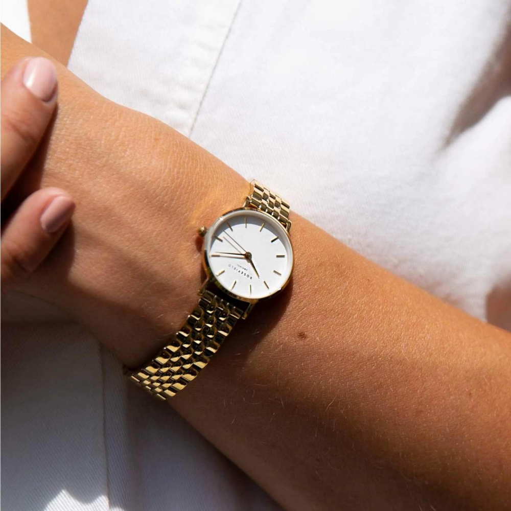 Rosefield Small Edit Gold Plated 26mm Watch – Keanes Jewellers