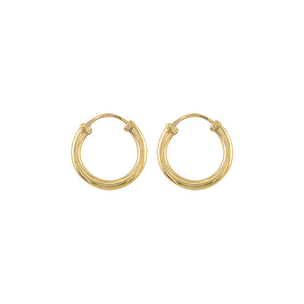 Circular RoseGold Toned Pearl Drop Oversized Double Layer Hoop Earrings