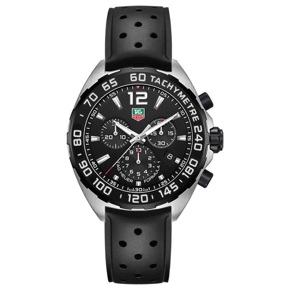 Tag heuer f1 black dial on sale